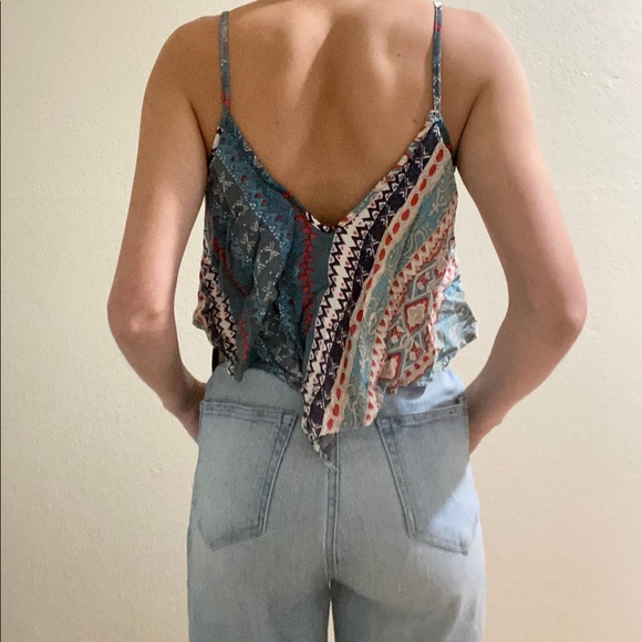 Colorful Boho Crop Top - Picture 2 of 3